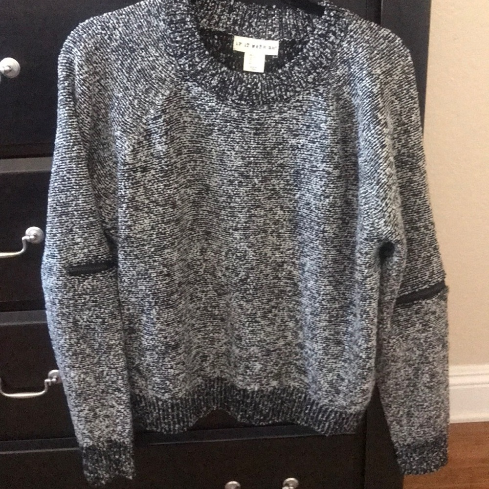 Nordstrom’s gray sweater. Never worn